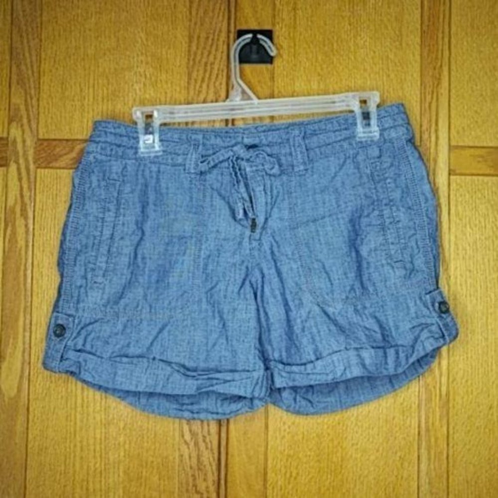 Old Navy Chambray 100% Cotton Dress Jean Shorts 6